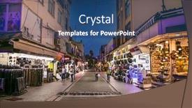  Presentation with neighbor - Presentation theme having alanya-turkey-october-20-2020 background and a ocean colored foreground