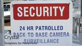  Presentation with marina security - Amazing theme having alarm system protection - security sign at marina 1 backdrop and a light blue colored foreground