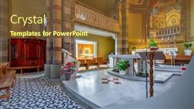  Presentation with confession - Cool new slide set with alba-italy-june-23-2020 backdrop and a tawny brown colored foreground