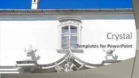  Presentation with transylvania - Presentation design featuring alba-iulia-medieval-stronghold-famous background and a white colored foreground