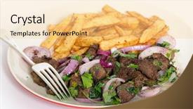  Presentation with middle east - Cool new presentation with albanian liver a traditional turkish spiced lamb's liver recipe popular throughout the middle east backdrop and a blonde colored foreground