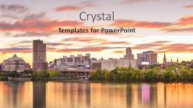  Presentation with new york - Audience pleasing slides consisting of albany-new-york-usa-skyline backdrop and a lemonade colored foreground