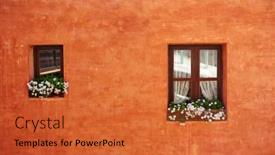  Presentation with medieval - Cool new theme with albarracin-medieval-town-village backdrop and a red colored foreground