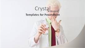  Presentation with shame - Amazing presentation theme having albino scientist man wearing glasses holding glass of water over isolated white background cover mouth with hand shocked with shame for mistake expression of fear scared in silence secret concept backdrop and a white colored foreground