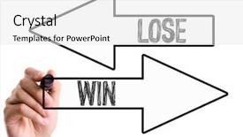  Presentation with win win - Beautiful slide set featuring albo de - hand with marker writing backdrop and a white colored foreground