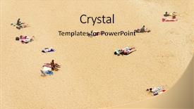  Presentation with algarve - Presentation theme consisting of albufeira city beach algarve region background and a lemonade colored foreground