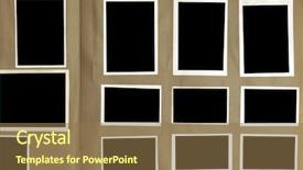  Presentation with photo album - Presentation enhanced with album dating from the 1930 background and a coral colored foreground