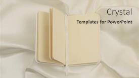  Presentation with album page - PPT layouts having album-empty-paper-page-frame background and a soft green colored foreground