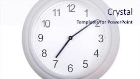  Presentation with old clock time antique - Slide set with album glitter - antique clock face background and a sky blue colored foreground