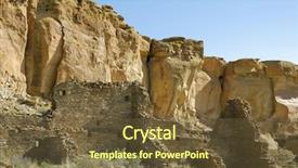  Presentation with albuquerque - PPT layouts consisting of albuquerque - native american stone ruins background and a  colored foreground