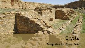  Presentation with native american - PPT layouts enhanced with albuquerque - native american stone ruins background and a  colored foreground