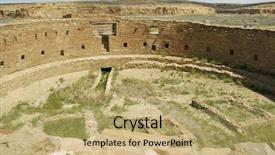  Presentation with native american - Amazing PPT theme having albuquerque - native american stone ruins backdrop and a  colored foreground