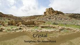  Presentation with native american - Slides with albuquerque - native american stone ruins background and a  colored foreground