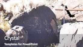  Presentation with albuquerque - PPT layouts with albuquerque - new mexico petroglyph carved background and a  colored foreground