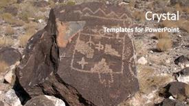  Presentation with albuquerque - Cool new presentation with albuquerque - new mexico petroglyph backdrop and a violet colored foreground