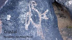  Presentation with albuquerque - Colorful slides enhanced with albuquerque - new mexico petroglyph backdrop and a  colored foreground