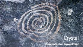  Presentation with albuquerque - Theme consisting of albuquerque - new mexico petroglyph background and a gray colored foreground