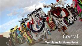  Presentation with pow - Theme enhanced with albuquerque-new-mexico-april-24 background and a gray colored foreground