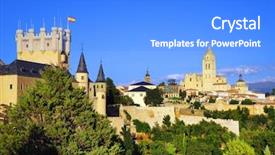  Presentation with bosnia old castle history - Audience pleasing slide deck consisting of alcazar castle in segovia spain backdrop and a gray colored foreground