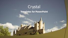  Presentation with spain - Slide deck with alcazar-of-segovia-castilla-leon background and a  colored foreground