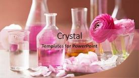  Presentation with aromatherapy - Theme consisting of electric car is charged in the parking lot near the house background and a gray colored foreground.