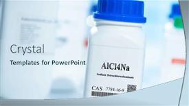  Presentation with laboratory chemical white - Presentation theme with alcl4na-sodium-tetrachloroaluminate-cas-7784 background and a sky blue colored foreground