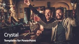  Presentation with fun - Beautiful presentation featuring alcohol - cheerful old friends having fun backdrop and a dark gray colored foreground