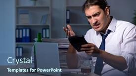  Presentation with alcohol - Presentation featuring alcohol-addicted-businessman-working-late background and a ocean colored foreground