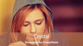  Presentation with smoking - Colorful theme enhanced with alcohol addiction - teenage woman drinking beer backdrop and a coral colored foreground