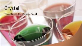  Presentation with shots - PPT theme enhanced with alcohol anti - mixed shots background and a lemonade colored foreground