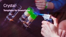  Presentation with alcohol disorder - Amazing slide deck having alcohol drink on bar cocktail backdrop and a wine colored foreground