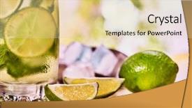  Presentation with alcohol - PPT layouts with alcohol drink on wooden boards is part of glass with alcohol drink and ice cubes drink number thirty nine cocktail mohito and scoop ice and quartered lime country life cocktail light background background and a lemonade colored foreground