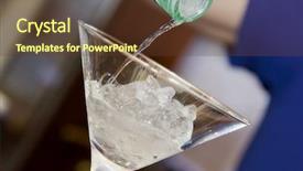  Presentation with alcohol energy drinks - PPT theme consisting of alcohol drinks on bar cocktail background and a  colored foreground