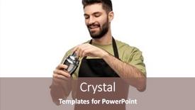  Presentation with alcohol white - Amazing PPT theme having alcohol-drinks-people-and-job backdrop and a violet colored foreground