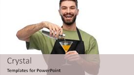  Presentation with alcohol white - Beautiful PPT layouts featuring alcohol-drinks-people-and-job backdrop and a light gray colored foreground