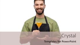  Presentation with alcohol white - Colorful slide set enhanced with alcohol-drinks-people-and-profession backdrop and a mint green colored foreground