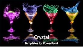  Presentation with bright - Audience pleasing slide deck consisting of alcohol y bebidas - bright cocktails in glasses isolated backdrop and a black colored foreground