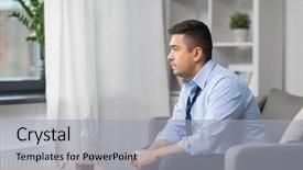  Presentation with alcohol addiction - Colorful presentation theme enhanced with alcoholism alcohol addiction and people backdrop and a light gray colored foreground