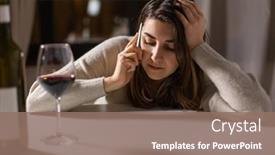  Presentation with alcohol addiction - PPT theme enhanced with alcoholism-alcohol-addiction-and-people background and a coral colored foreground