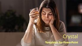  Presentation with alcohol addiction - PPT layouts consisting of alcoholism-alcohol-addiction-and-people background and a  colored foreground