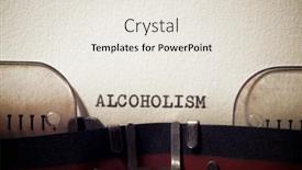  Presentation with alcoholism - Presentation with alcoholism-word-written background and a sky blue colored foreground