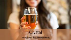  Presentation with holidays - Amazing presentation theme having alcool - leisure drinks degustation people backdrop and a coral colored foreground