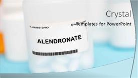  Presentation with osteoporosis - Slides enhanced with alendronate-is-a-type background and a white colored foreground