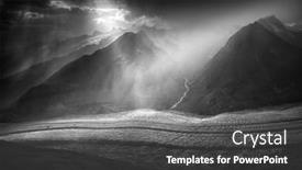  Presentation with switzerland - Slides with aletsch-glacier-in-bernese-oberland background and a dark gray colored foreground