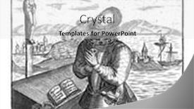  Presentation with kneeling - Slide set with alexander-farnese-duke-of-parma background and a light gray colored foreground