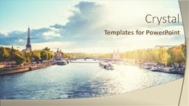  Presentation with eiffel tower paris france - Colorful slide deck enhanced with alexander-iii-bridge-and-eiffel backdrop and a cream colored foreground