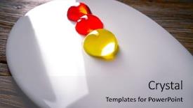  Presentation with molecular - PPT layouts enhanced with alginate - molecular cuisine concept spheritions colorful background and a light gray colored foreground