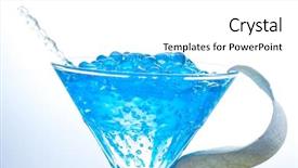  Presentation with molecular - Theme with alginate - molecular mixology - fresh cocktail background and a  colored foreground