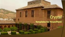  Presentation with granada - Amazing PPT layouts having alhambra parc view granada spain backdrop and a tawny brown colored foreground