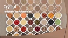  Presentation with dietary fiber - Cool new presentation theme with ali - large dried superfood collection backdrop and a coral colored foreground